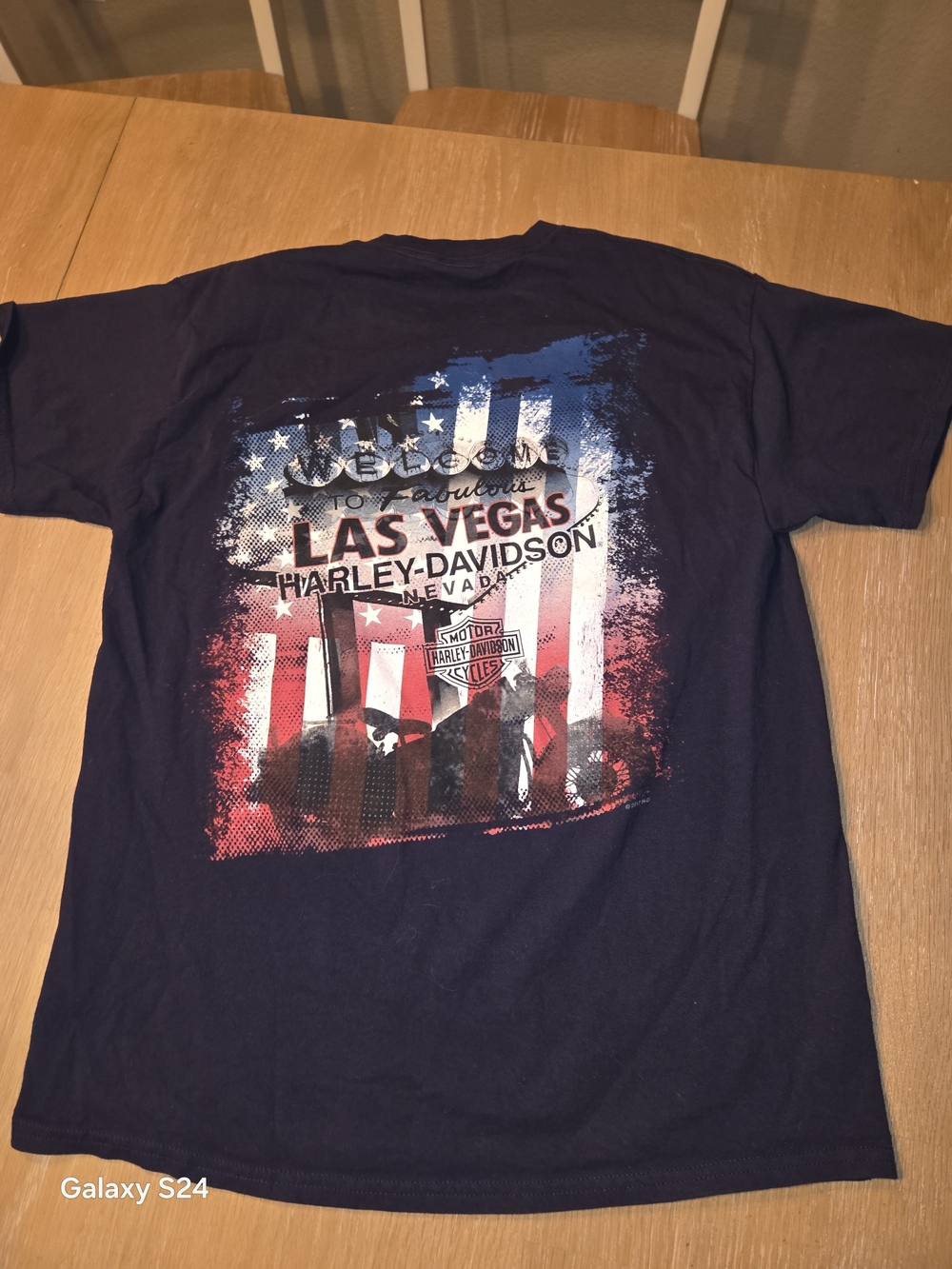 Harley-Davidson  Las Vegas Flag Graphic Tee Mens L